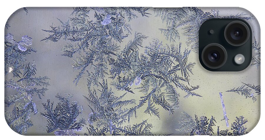 Frost Macro iPhone Case featuring the photograph Frost Series 2 by Mike Eingle