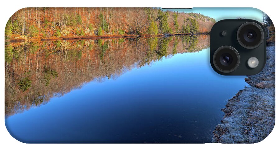 Landscapes iPhone Case featuring the photograph Frosty Morning on Bald Mountain Pond by David Patterson