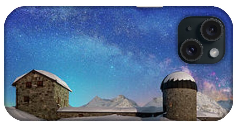 Mountains iPhone Case featuring the photograph Frozen Galaxy by Ralf Rohner