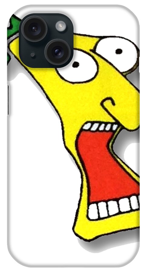Paintings iPhone Case featuring the drawing FU Party People - Peep 008 by Dar Freeland