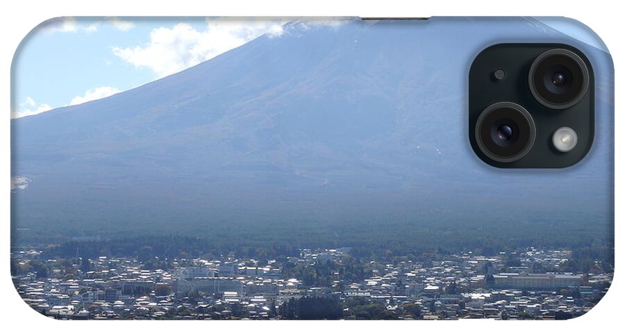 Churei Tower iPhone Case featuring the photograph Fuji from Churei tower by Kanna Fairy
