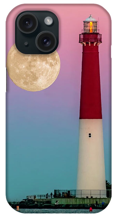 Barnegat iPhone Case featuring the photograph Full Moon at Barnegat by Nick Zelinsky Jr