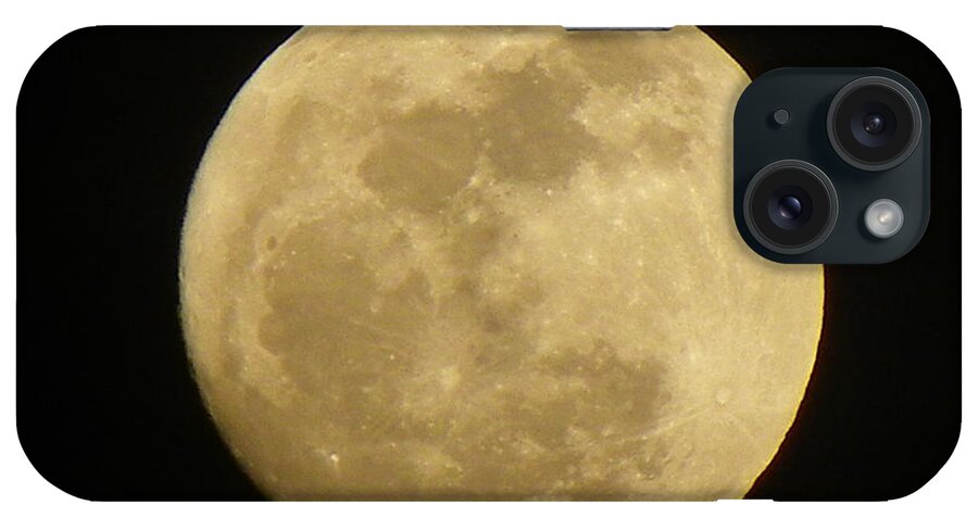 Moon iPhone Case featuring the photograph Full Moon by Gerald Kloss