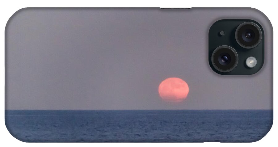 Background iPhone Case featuring the photograph Full moon rise by SAURAVphoto Online Store