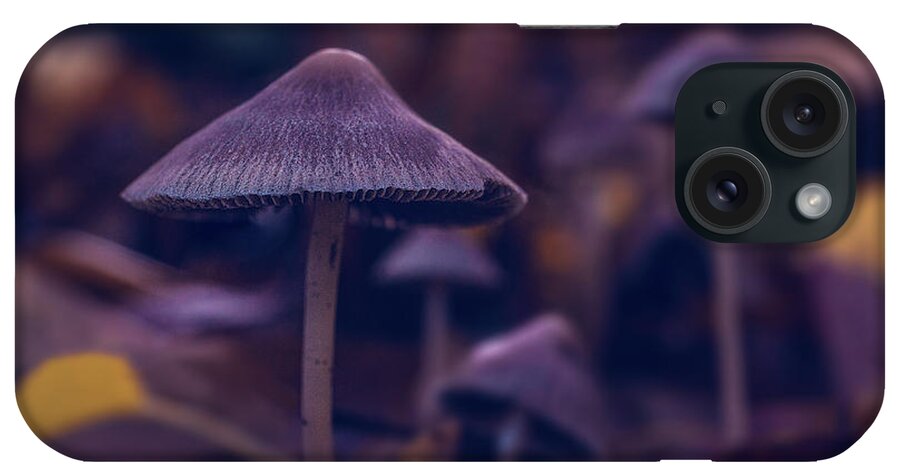 Fungi iPhone Case featuring the photograph Fungi World by Gene Garnace