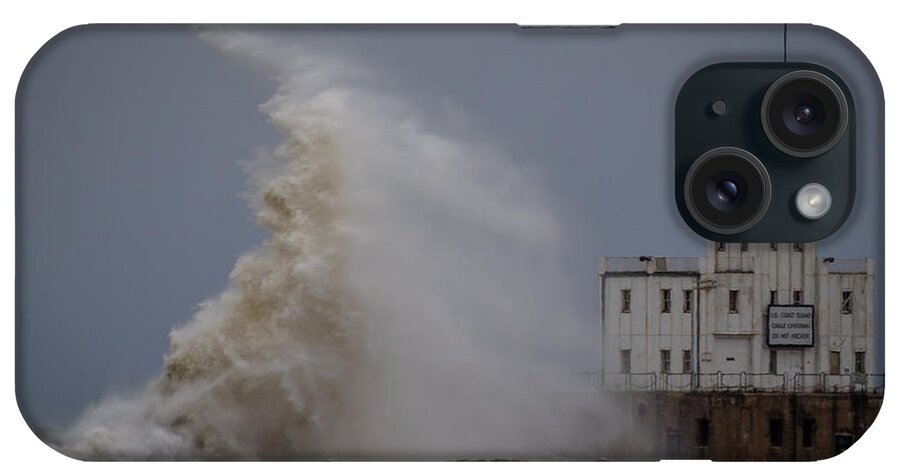 Lighthouse iPhone Case featuring the photograph Fury by Kristine Hinrichs