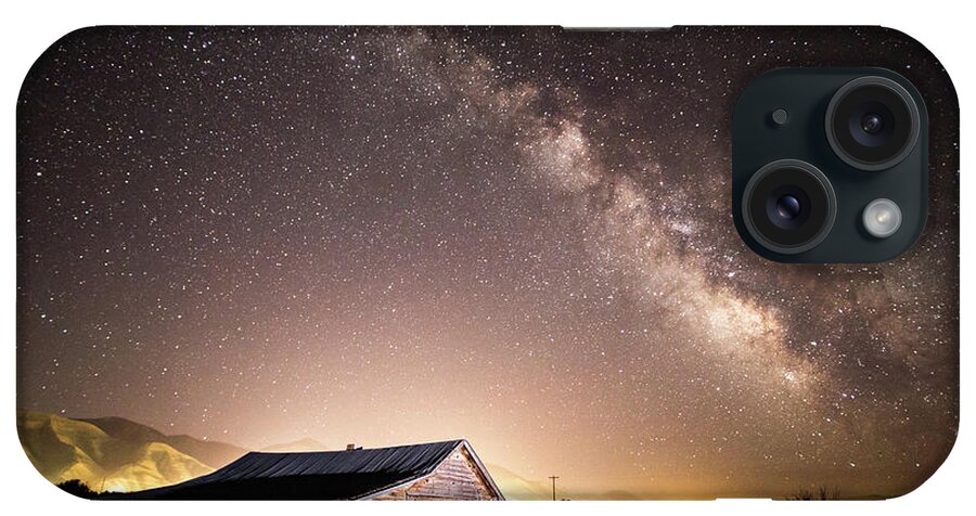 Star Valley iPhone Case featuring the photograph Galaxy in Star Valley by Wesley Aston