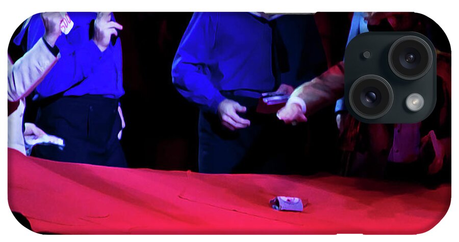 La Traviata iPhone Case featuring the photograph Gambling Table by Miroslava Jurcik