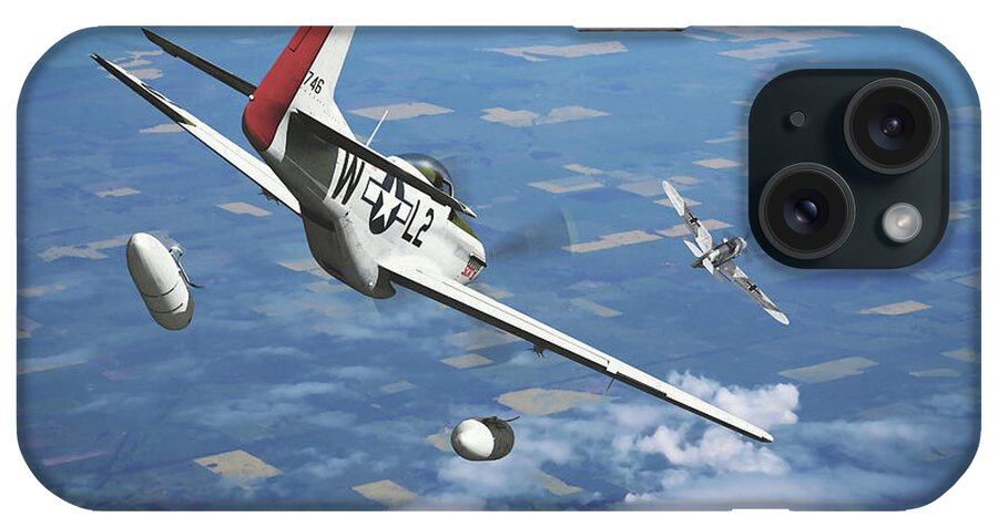 Usaaf iPhone Case featuring the digital art Game On by Mark Donoghue
