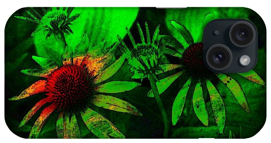 Flowers iPhone Case featuring the photograph Garden Green by Jim Vance