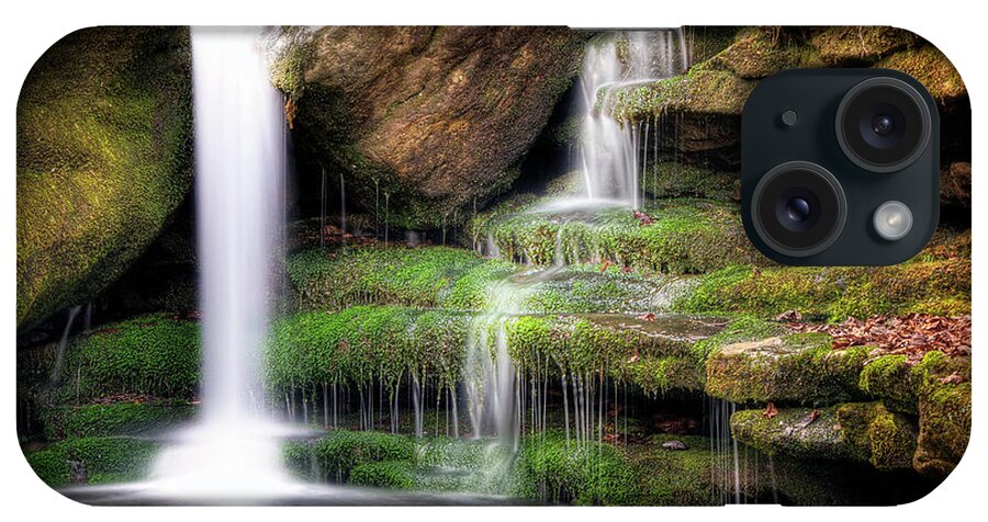Waterfall iPhone Case featuring the photograph Garden of Eden by Tamyra Ayles