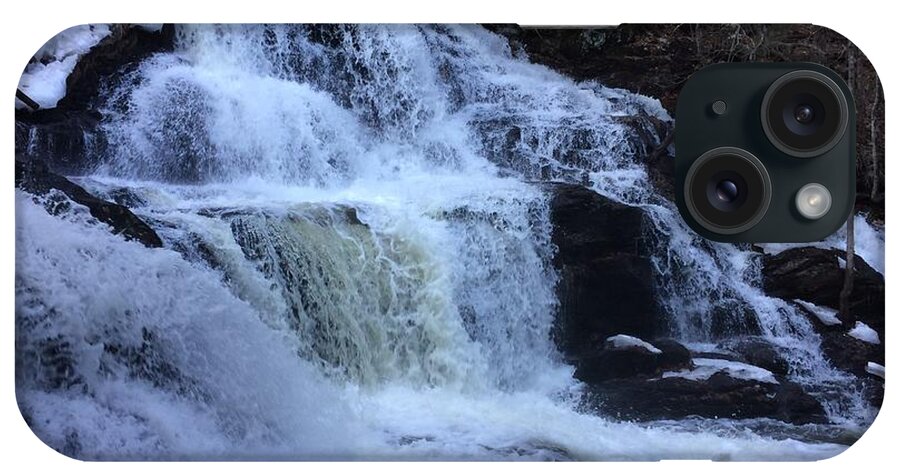 Waterfalls iPhone Case featuring the photograph Garwin Falls Spring Break by Anjel B Hartwell