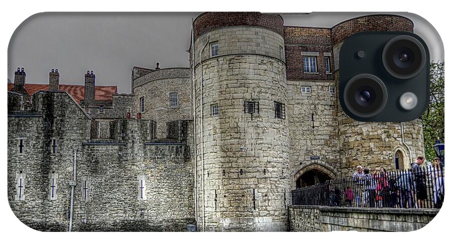 Tower Of London iPhone Case featuring the photograph Gates to the Tower of London by Karen McKenzie McAdoo