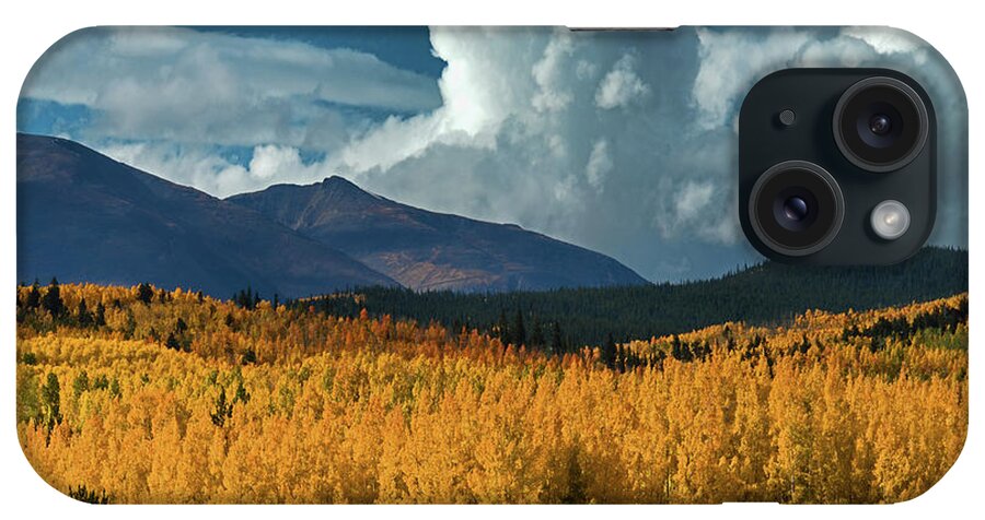 Aspens iPhone Case featuring the photograph Gathering Storm - Park County CO by Dana Sohr