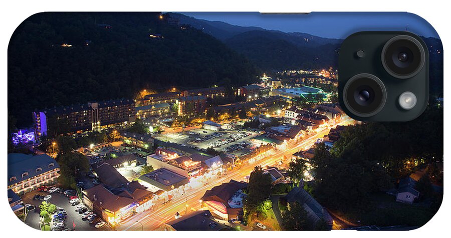 Gatlinburg Tennessee iPhone Case featuring the photograph Gatlinburg Tennessee Night Life by Mike Eingle