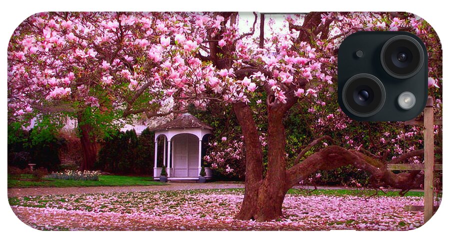  Pictures iPhone Case featuring the photograph Gazebo Linden Place Bristol RI by Tom Prendergast