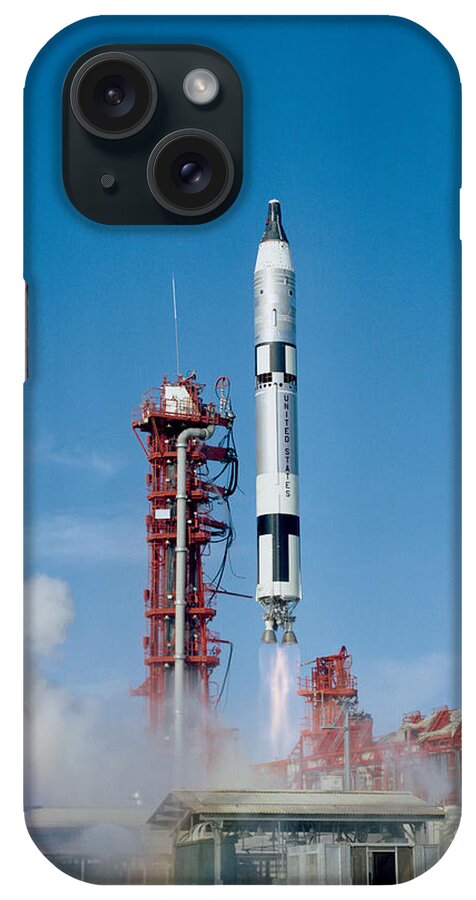 Gemini12 iPhone Case featuring the photograph Gemini 12 spacecraft by Vintage Collectables