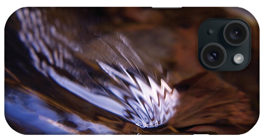 Ripple iPhone Case featuring the photograph Gentle ripple in river by Steve Somerville