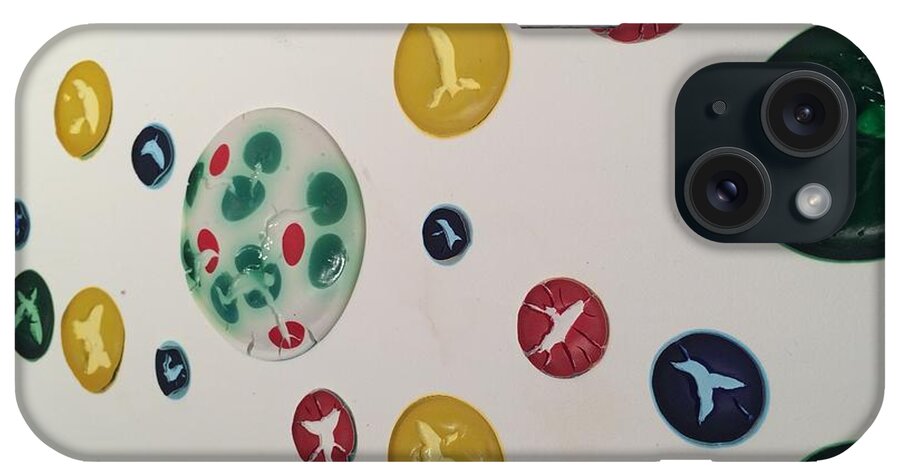 Fossils iPhone Case featuring the painting Geological Print Studies #3 by Steve Sommers
