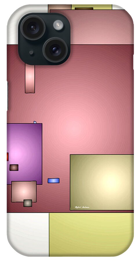 Rafael Salazar iPhone Case featuring the digital art Geometric Abstract 0790_54 by Rafael Salazar