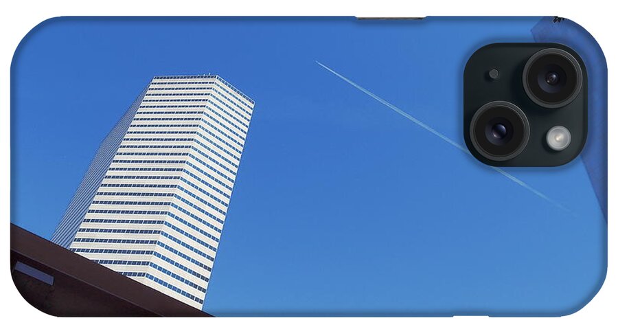 Blue iPhone Case featuring the photograph Geometric Sky by Christopher Brown