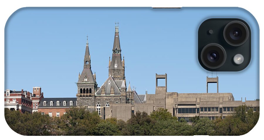 Georgetown iPhone Case featuring the photograph Georgetown University by Brendan Reals