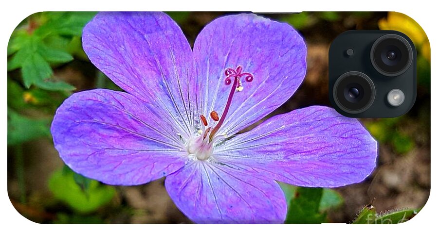 Lupins iPhone Case featuring the photograph Geranium by Michael Graham