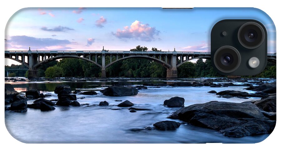 Congaree River iPhone Case featuring the photograph Gervais Street Bridge-2 by Charles Hite