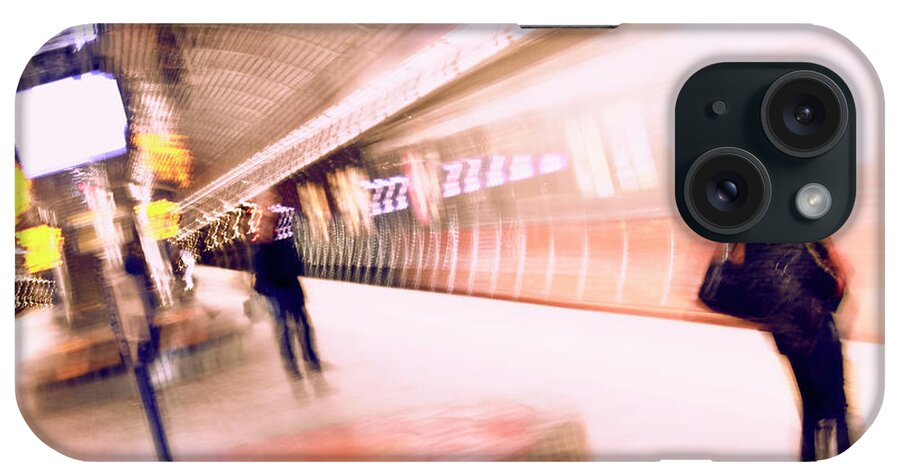 Light Rail Transit iPhone Case featuring the photograph Getting There by Alexander Shamota