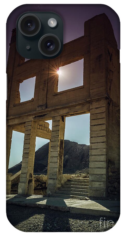 Death Valley iPhone Case featuring the photograph Ghost Town Structure by Blake Webster
