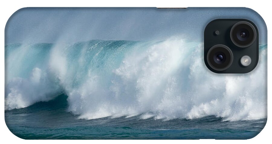 Giant Curling Wave iPhone Case featuring the photograph Giant Curling Wave by Frank Wilson