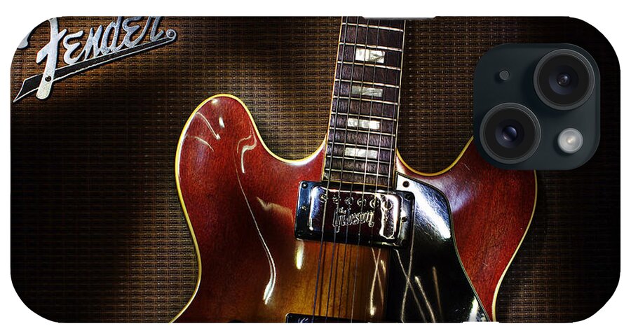 Gibson iPhone Case featuring the digital art Gibson 335 by Jim Mathis