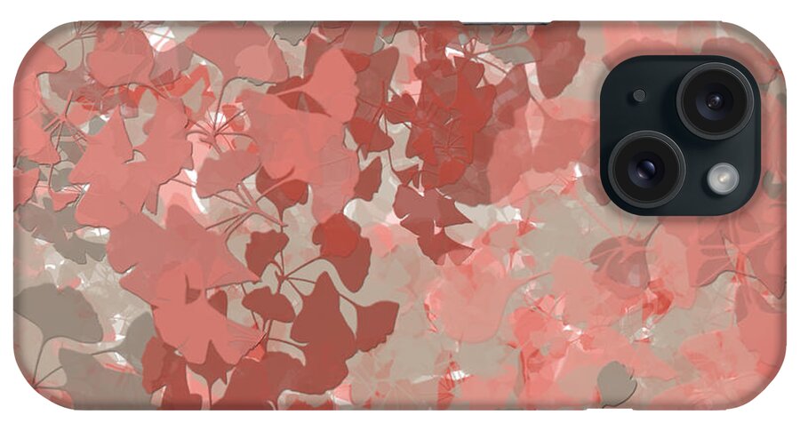Ginkgo Leaves iPhone Case featuring the painting Ginkgo Leaves by Bonnie Bruno
