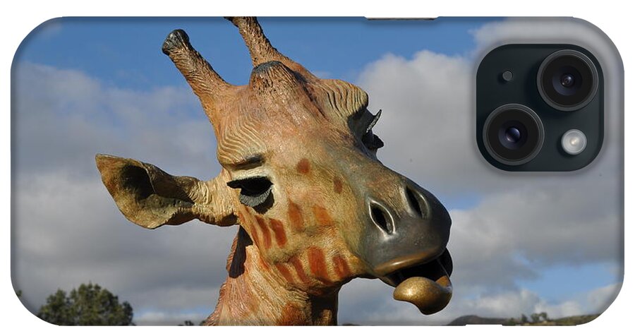  iPhone Case featuring the photograph Giraffe by Bridgette Gomes