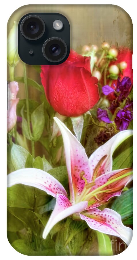 Bouquet iPhone Case featuring the photograph Given With Love by Joan Bertucci