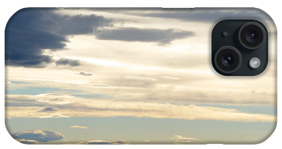 Seascape iPhone Case featuring the photograph Glacier Bay Seascapes. Morning Sky by Connie Fox