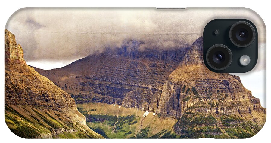 Glacier National Park iPhone Case featuring the photograph Glacier Mountain Landscape by Marty Koch