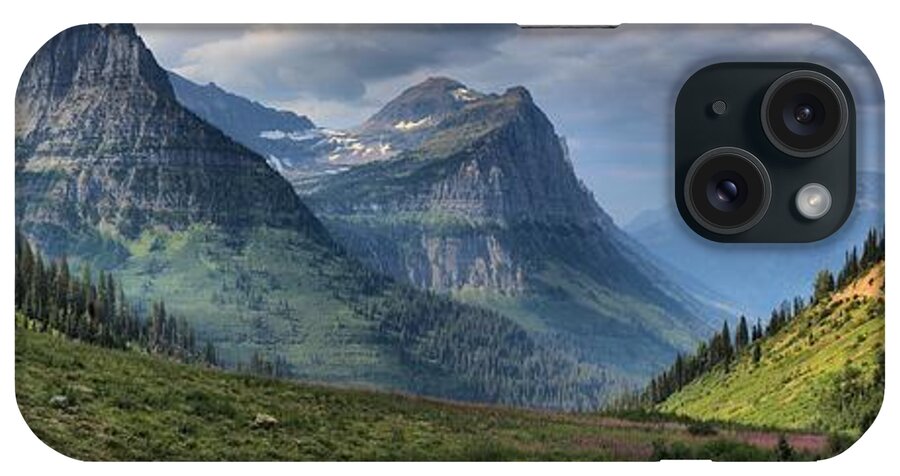 Glacier National Park iPhone Case featuring the photograph Glacier National Park Big Bend by Adam Jewell