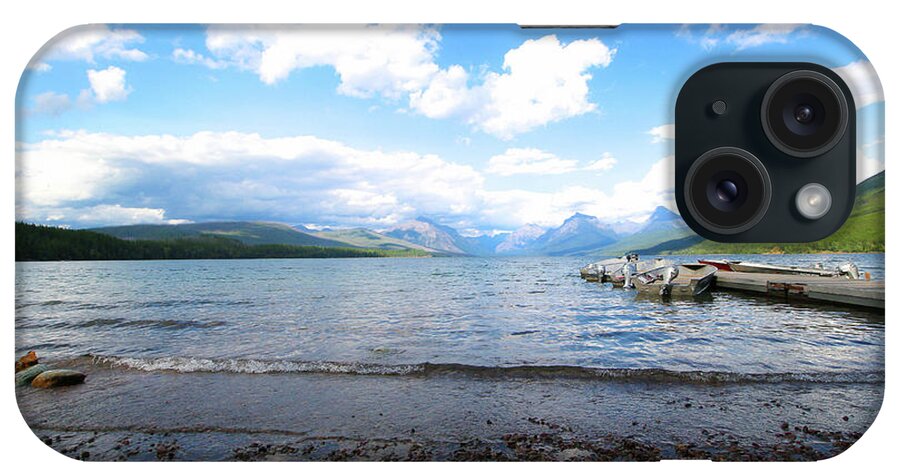 Lake Mcdonald iPhone Case featuring the photograph Glacier National Park Lake McDonald Three by Veronica Batterson