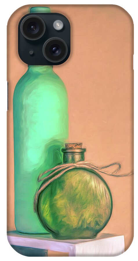 Bottle iPhone Case featuring the photograph Glass Bottle Composition by Tom Mc Nemar