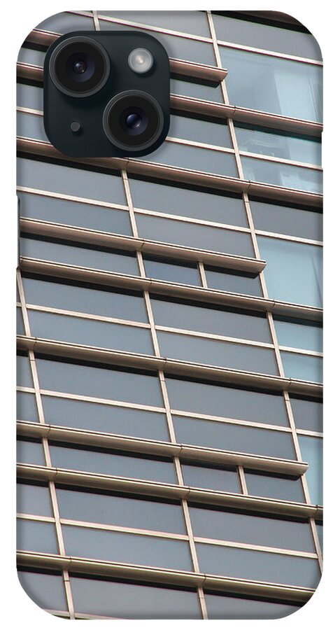 Architecture iPhone Case featuring the photograph Glass Grid by Nancy Ingersoll
