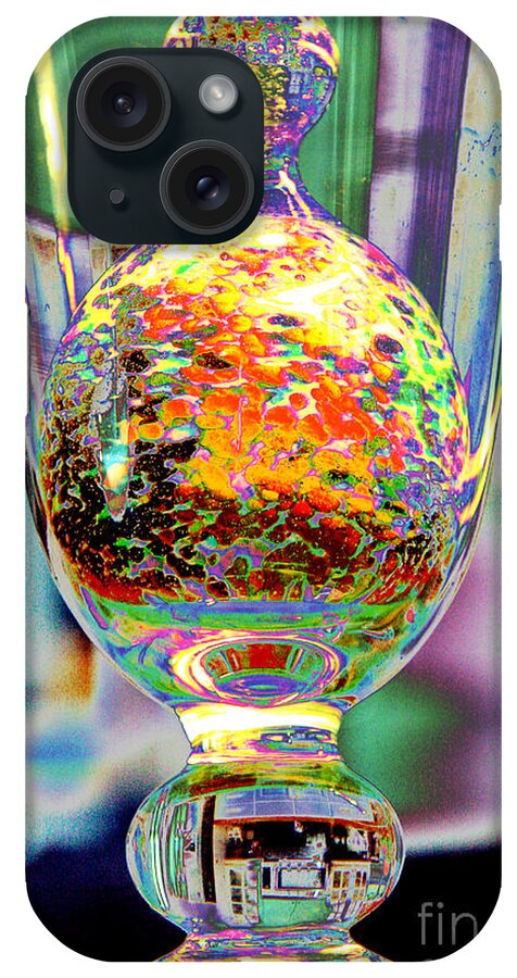 Glass iPhone Case featuring the photograph Glass inside glass by Jolanta Anna Karolska