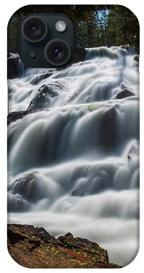 Glen Alpine Waterfall iPhone Case featuring the photograph Glen Alpine Waterfall by Brad Scott by Brad Scott