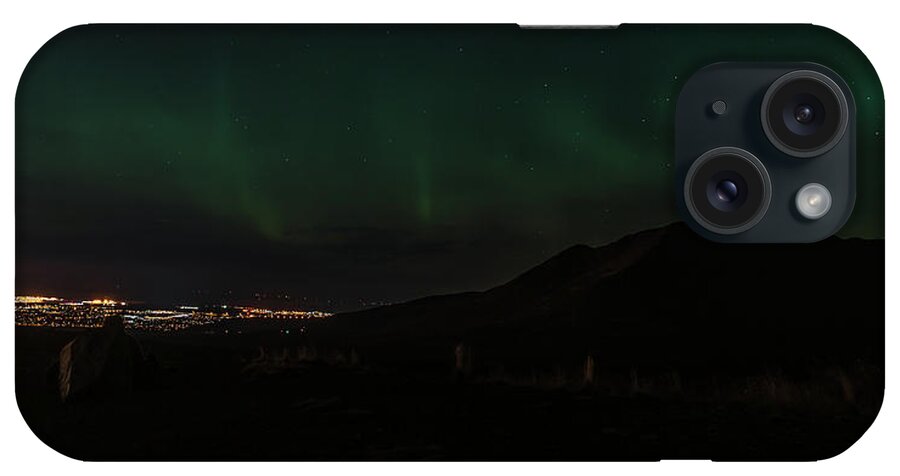 Alaska iPhone Case featuring the photograph Glen Alps Northern Lights 2 by Art Atkins