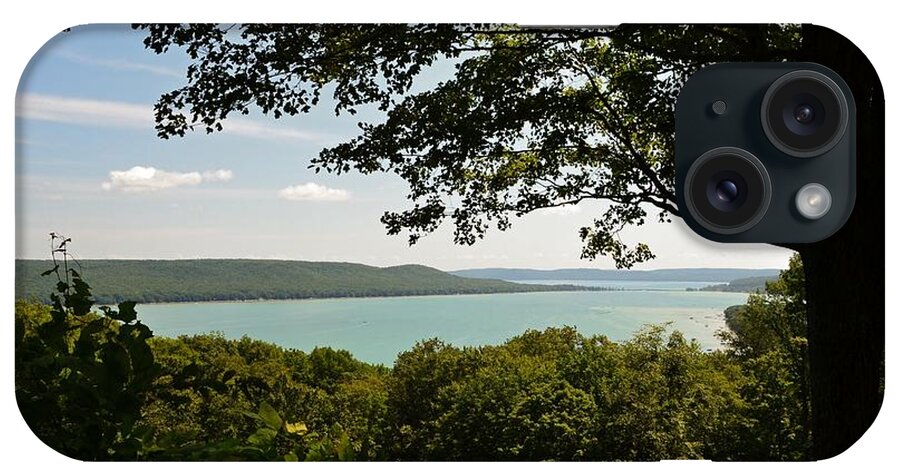 Glen Lake iPhone Case featuring the photograph Glen Lake Overlook by Michelle Calkins