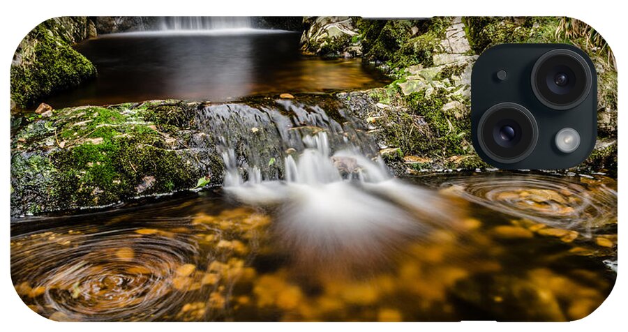 Glenevin Waterfall iPhone Case featuring the photograph Glenevin waterfall clonmany by Martina Fagan