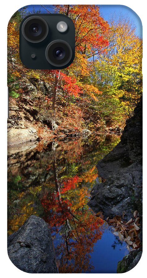 Chapman Falls iPhone Case featuring the photograph Glorious Connecticut Fall Foliage by Juergen Roth
