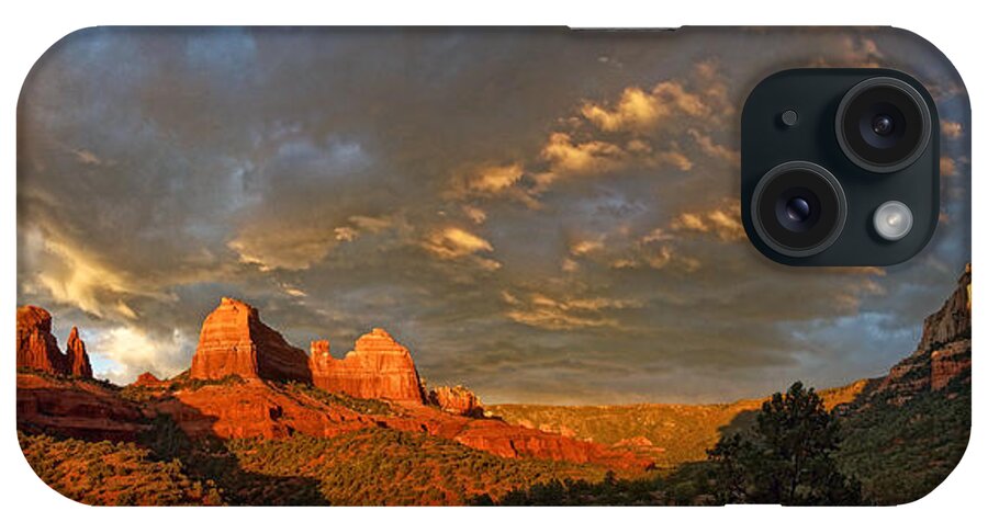 Sedona iPhone Case featuring the photograph Glorious Day by Leda Robertson