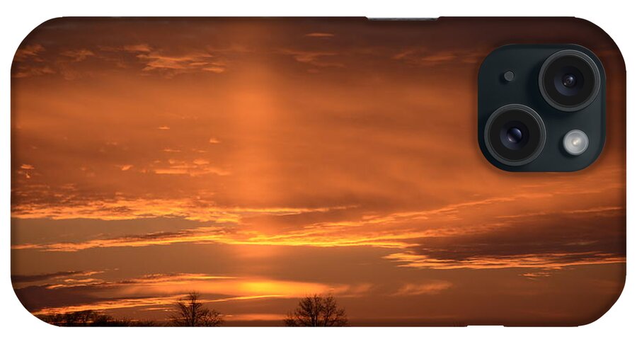 Cross iPhone Case featuring the photograph God's Love by Wanda Jesfield