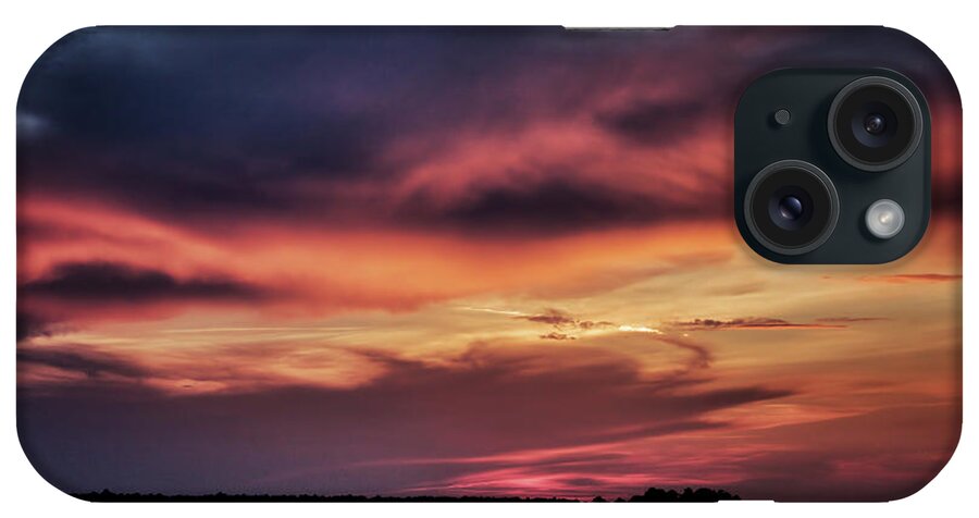 Sunset Print iPhone Case featuring the photograph God's Paintbrush by Phil Mancuso